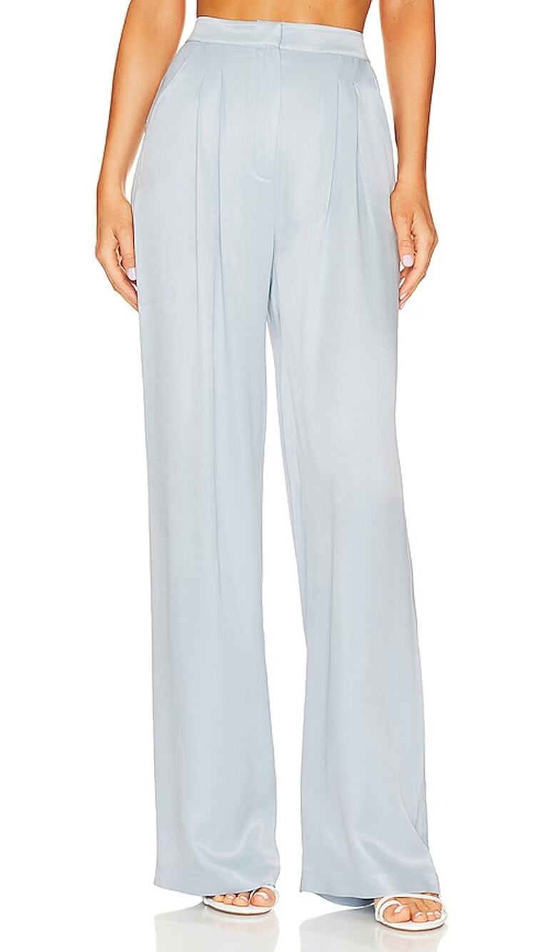 Selmacilek Elegant Baby Blue Revolve Pants Size M - Picture 1 of 5